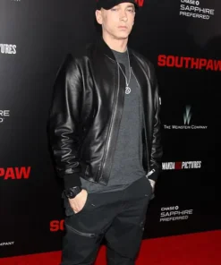 Eminem Red Carpet Leather Jacket