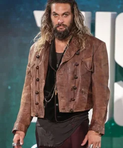 Jason Momoa Justice League Leather Jacket