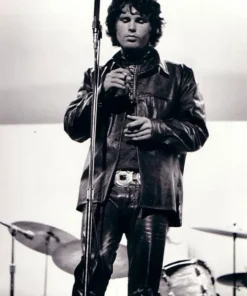 Jim Morrison Classic Leather Shirt