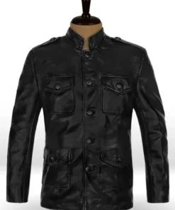Jim Morrison Black Leather Jacket