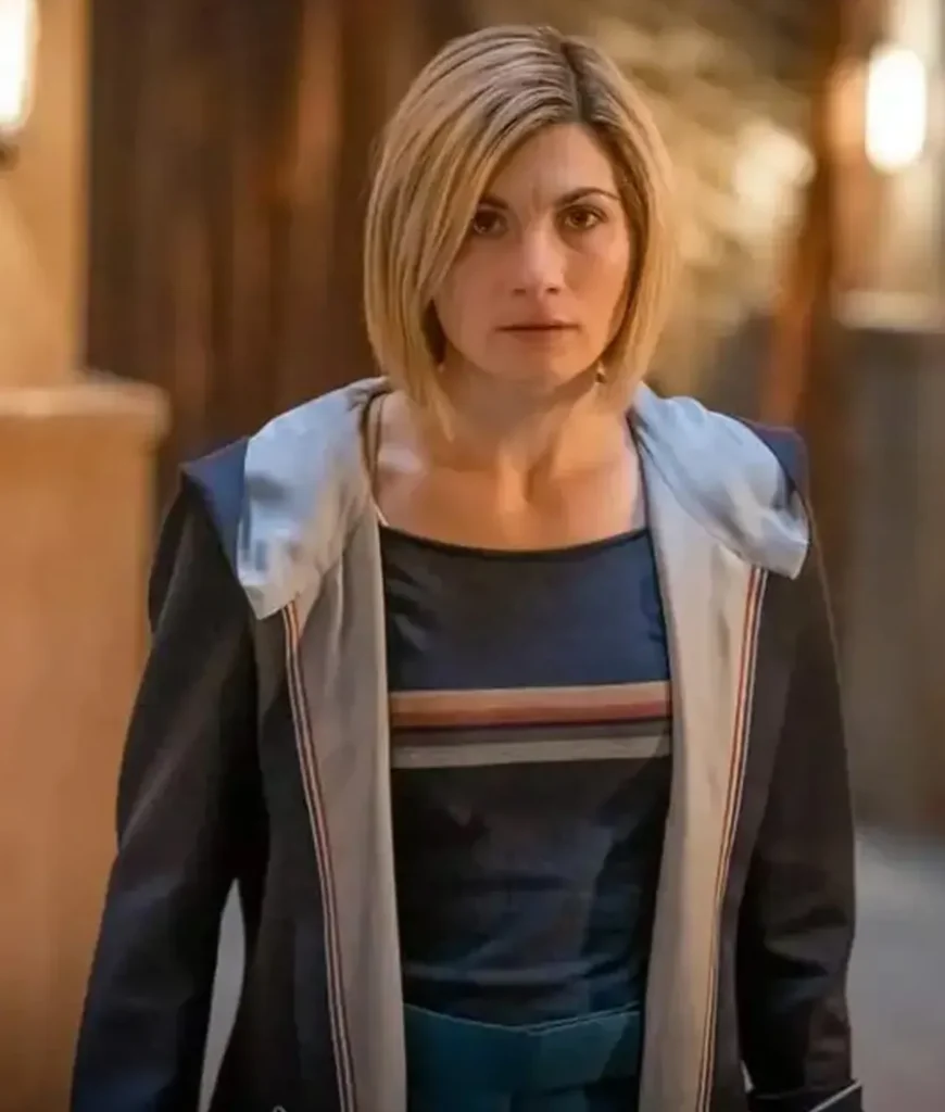 Jodie Whittaker Doctor Who Navy Coat