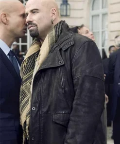 John Travolta From Paris with Love Leather Jacket