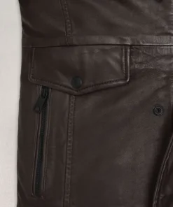 John Travolta From Paris with Love Leather Jacket