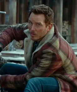 Jurassic World Dominion Chris Pratt Shearling Jacket