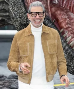 Jurassic World Dominion Jeff Goldblum Suede Jacket