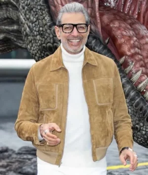 Jurassic World Dominion Jeff Goldblum Suede Jacket