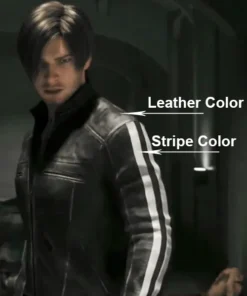 Leon Kennedy Resident Evil Vendetta Leather Jacket
