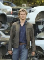 Lucas Till MacGyver Leather Jacket
