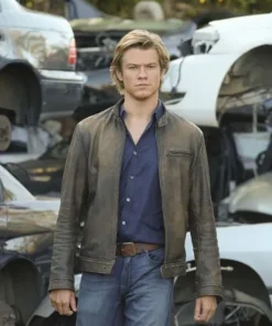 Lucas Till MacGyver Leather Jacket