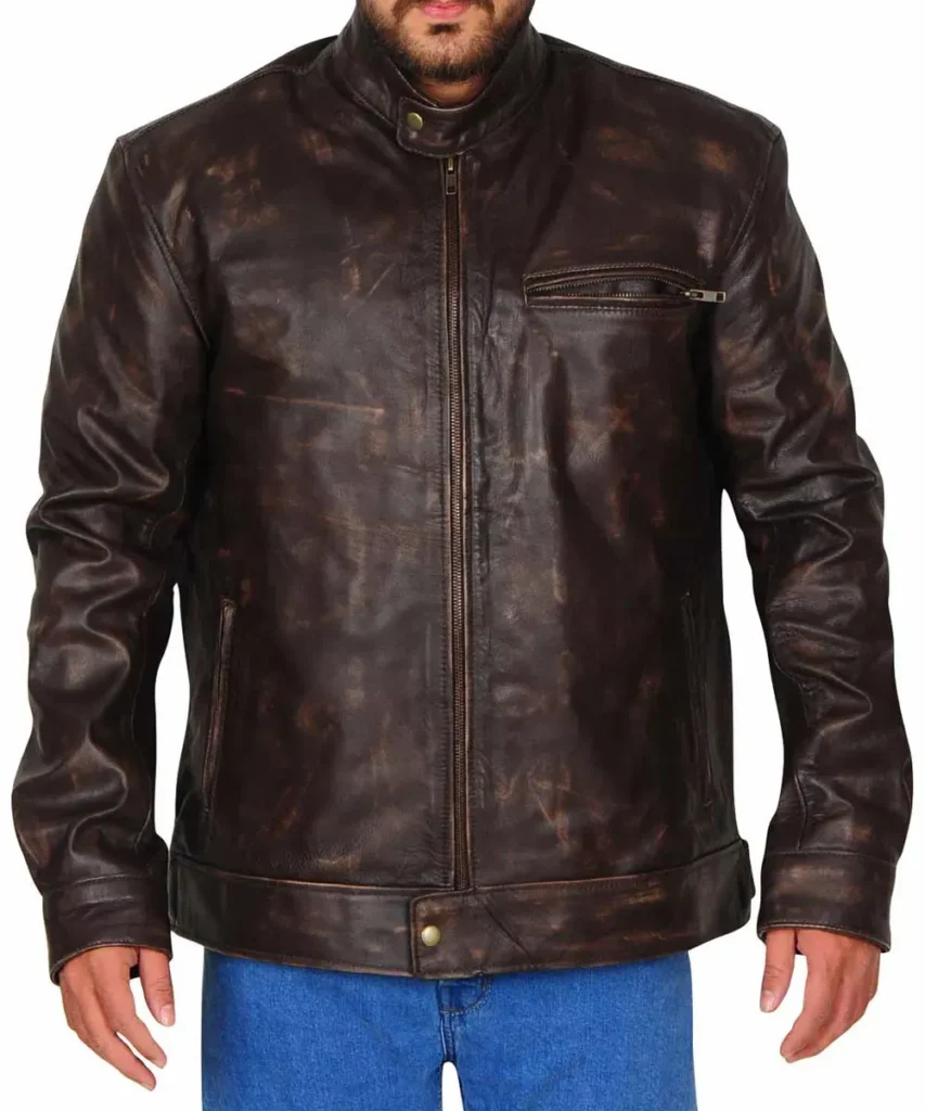 Lucas Till MacGyver Leather Jacket