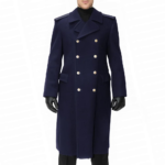 Matt Smith Doctor Who Navy Trench Coat