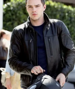 Nicholas Hoult Leather Jacket