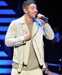 Nick Jonas Leather Jacket