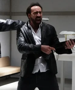Nicolas Cage Prisoners of the Ghostland Leather Blazer