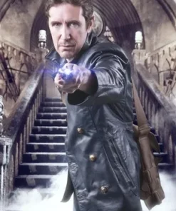 Paul Mcgann Doctor Who Leather Peacoat