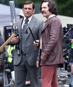 Paul Rudd Anchorman 2 The Legend Continues Leather Jacket