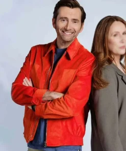 Return Doctor Who David Tennant Orange Jacket