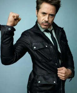 Robert Downey Jr Iron Man Leather Jacket