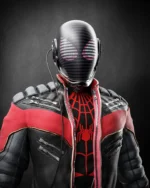 Spider Man Miles Morales Punk Leather Jacket