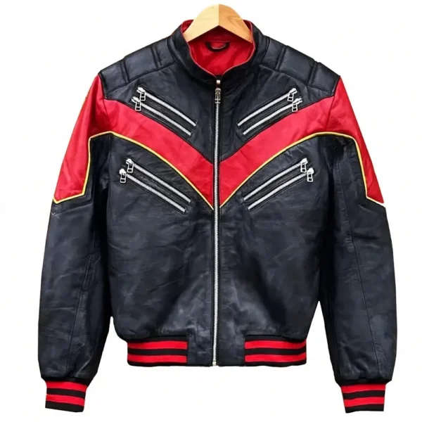 Spider Man Miles Morales Punk Leather Jacket