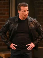 Get the Steve Burton General Hospital Leather Jacket at New Celebrity Jackets—premium quality, sleek design, and timeless style for a bold look!