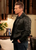 Get the Steve Burton General Hospital Leather Jacket at New Celebrity Jackets—premium quality, sleek design, and timeless style for a bold look!