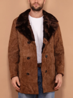 Taron Egerton Rocketman Shearling Jacket
