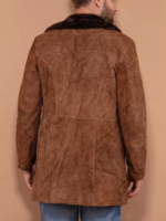 Taron Egerton Rocketman Shearling Jacket