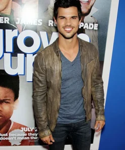 Taylor Lautner Leather Jacket
