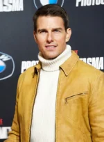 Tom Cruise Mission Impossible 4 Premiere Leather Jacket