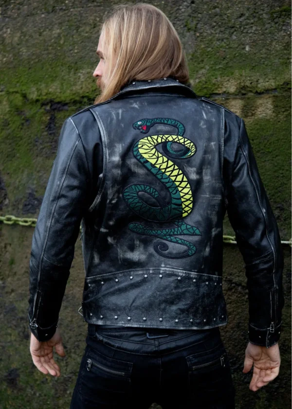 Tunnel Snakes Rule Leather Jacket