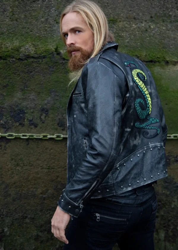 Tunnel Snakes Rule Leather Jacket