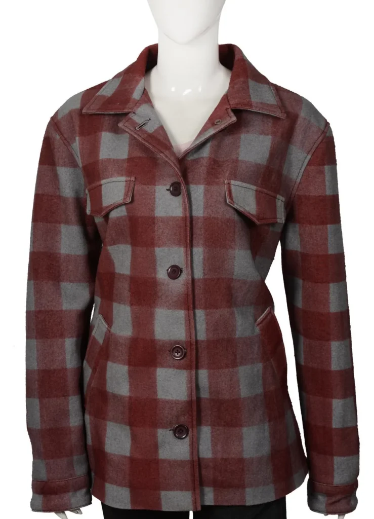 Yellowstone Beth Dutton Plaid Wool Coat