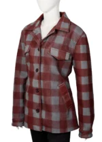 Yellowstone Beth Dutton Plaid Wool Coat