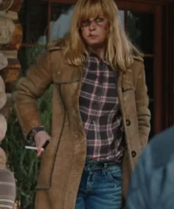 Yellowstone Beth Dutton Suede Leather Coat