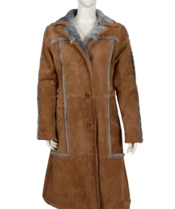 Yellowstone Beth Dutton Suede Leather Coat
