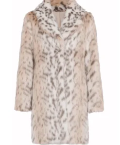 Yellowstone Beth Dutton White Leopard Coat