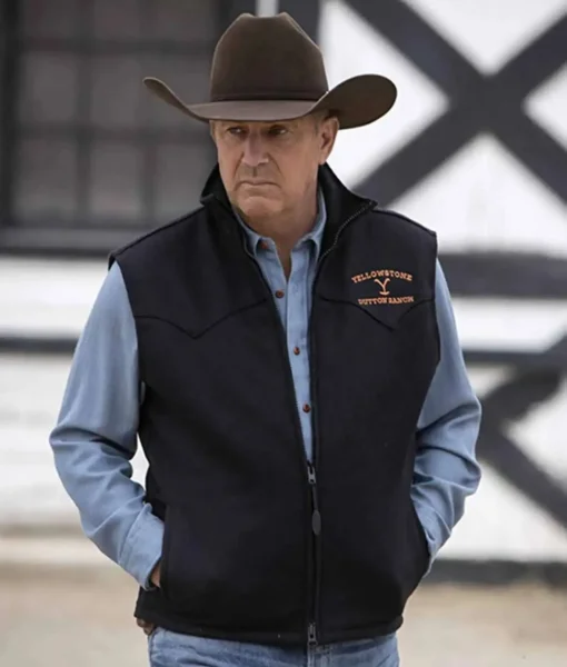 Yellowstone John Dutton Black Vest