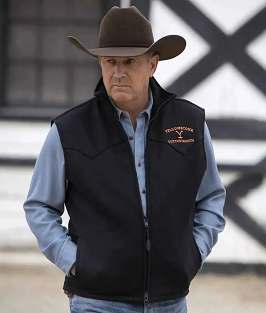 Yellowstone John Dutton Black Vest