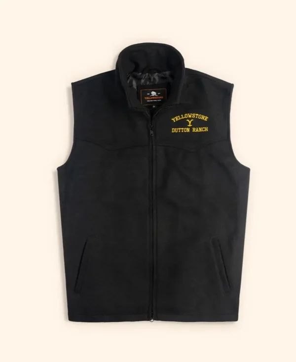 Yellowstone John Dutton Black Vest