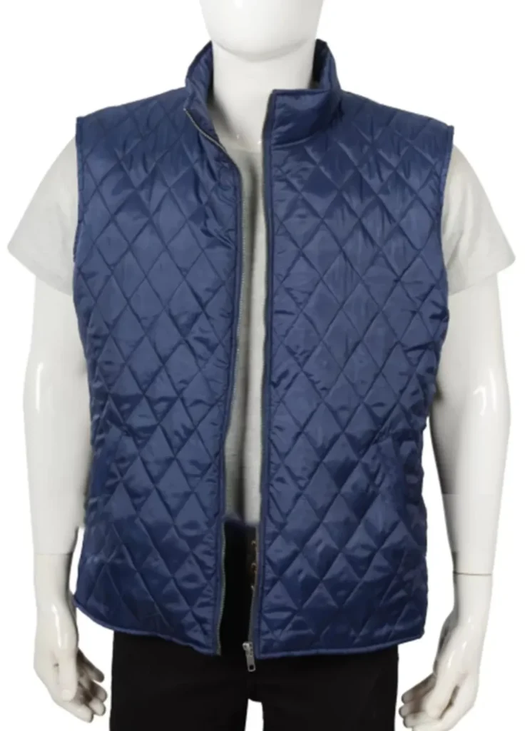 Yellowstone John Dutton Blue Quilted Vest
