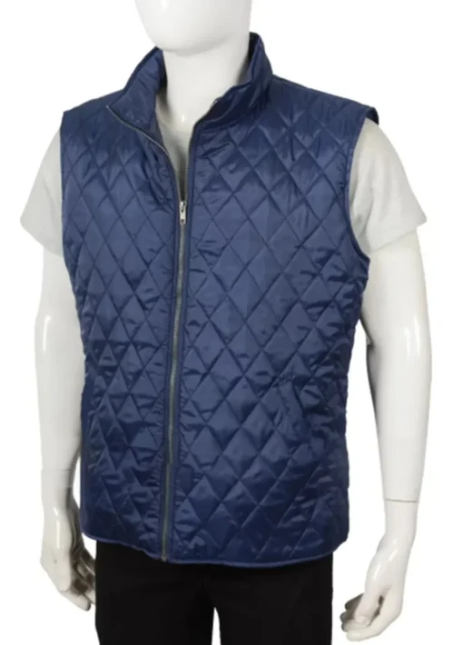 Yellowstone John Dutton Blue Quilted Vest