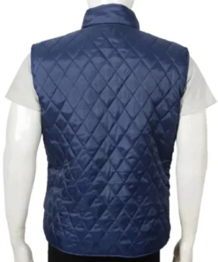 Yellowstone John Dutton Blue Quilted Vest