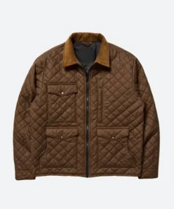 Yellowstone John Dutton Brown Quilted Jacket