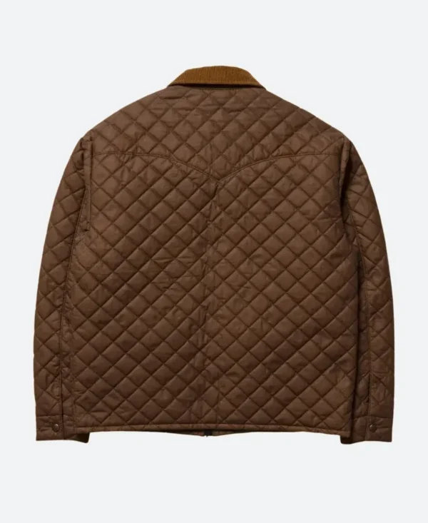 Yellowstone John Dutton Brown Quilted Jacket