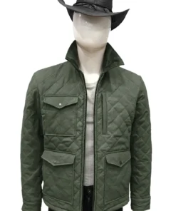 Yellowstone John Dutton Green Quilted Jacket