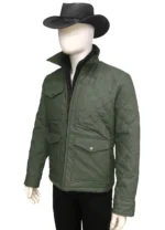 Yellowstone John Dutton Green Quilted Jacket