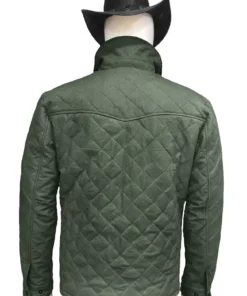 Yellowstone John Dutton Green Quilted Jacket