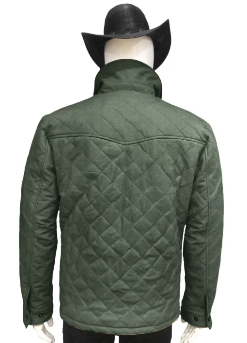 Yellowstone John Dutton Green Quilted Jacket