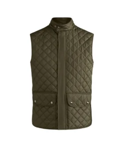 Yellowstone John Dutton Green Quilted Vest
